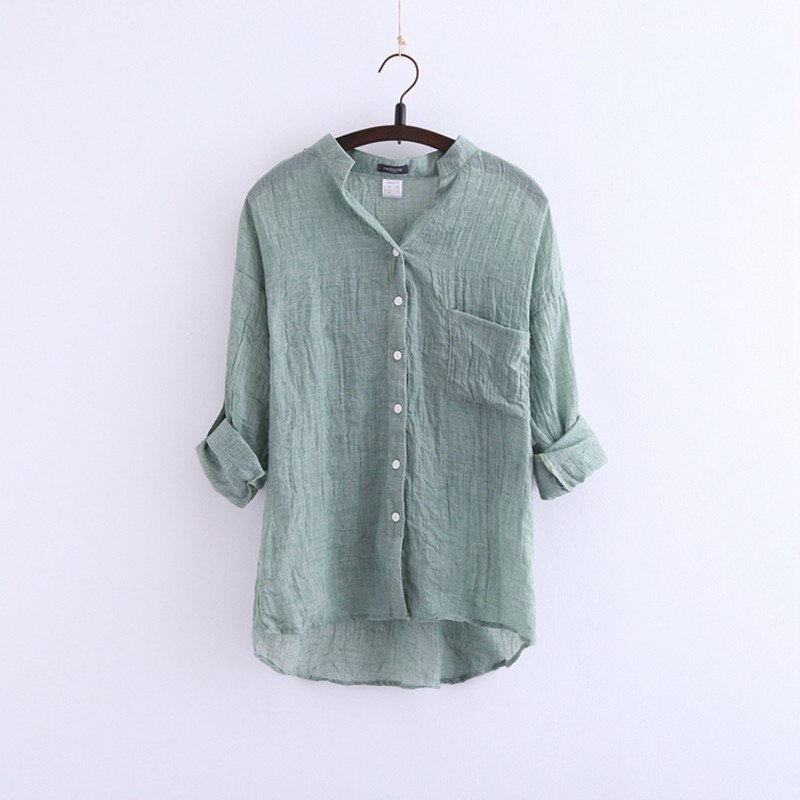 Light And Breathable Sun Resistant Linen Shirt - Buy At KAT