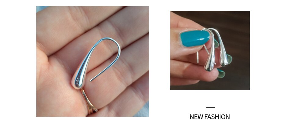 Hot Sale 925 Silver Earring Fashion Jewelry Teardrop/Water drop/Raindrop Dangle Earrings For Women Valentine Gifts Hot Sale 925 Silver Earring Fashion Jewelry Teardrop/Water drop/Raindrop Dangle Earrings For Women Valentine Gifts