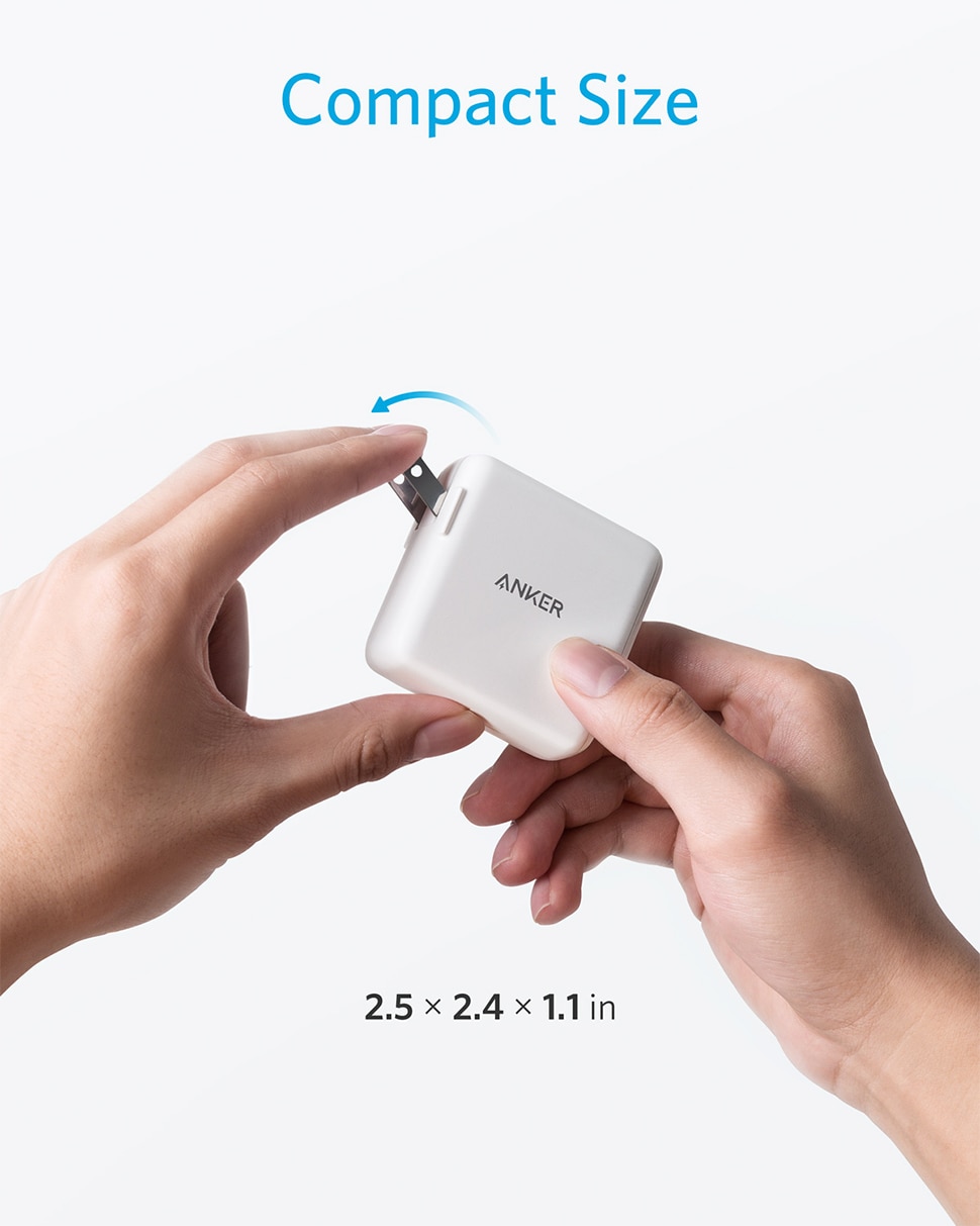 iPhone 12 Charger, Anker 30W 2 Port Fast Charger with 18W USB C Power Adapter, Foldable PowerPort PD 2 for iPhone 12 series iPhone 12 Charger, Anker 30W 2 Port Fast Charger with 18W USB C Power Adapter, Foldable PowerPort PD 2 for iPhone 12 series