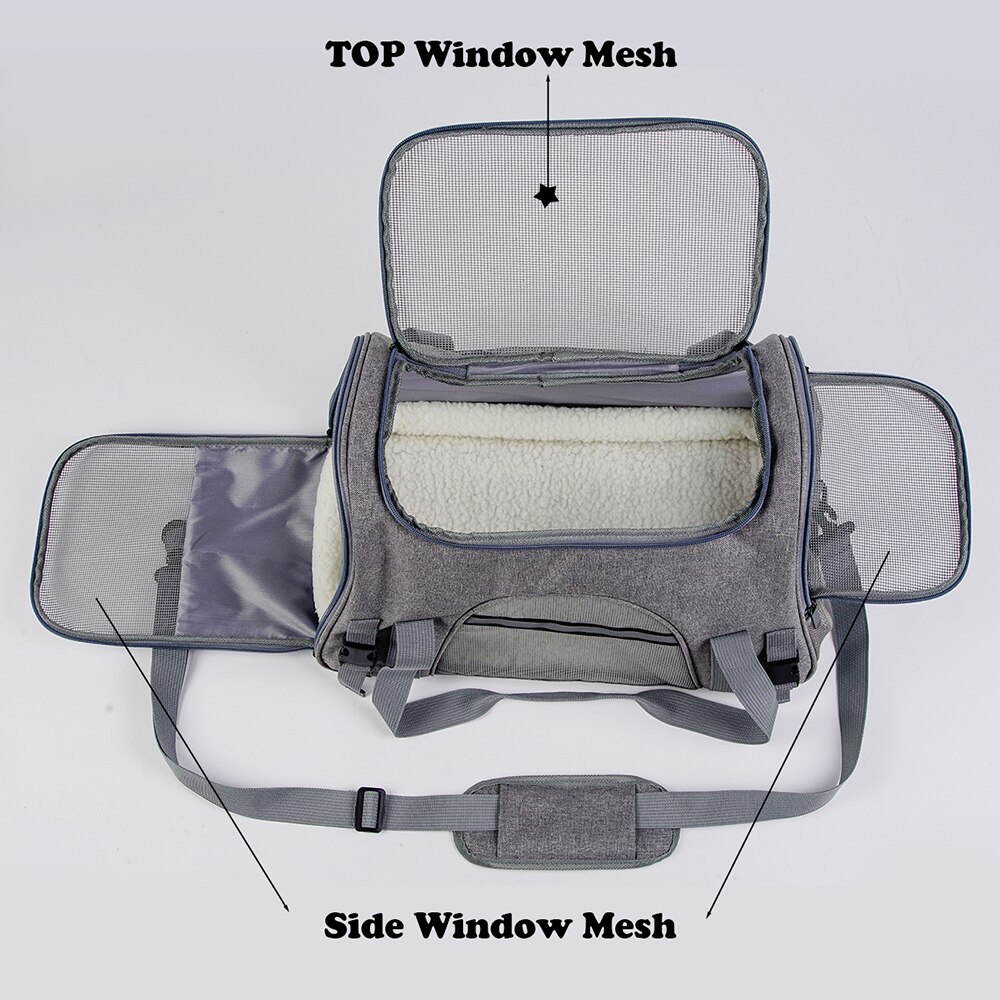 Dog Carrier Bags Portable Pet Cat Dog Backpack Breathable Cat Carrier Bag Airline Approved Transport Carrying For Cats Small Dog Dog Carrier Bags Portable Pet Cat Dog Backpack Breathable Cat Carrier Bag Airline Approved Transport Carrying For Cats Small Dog